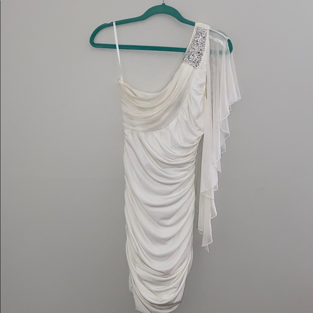 Elegant One Shoulder Tight-Fitted Dress